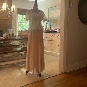 Baby Pink mesh flowy feminine skirt